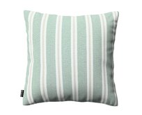 Dekoria Kinga - potah na polštář jednoduchý, zeleno-béžové pruhy, 43 x 43 cm, Scotti, 145-30
