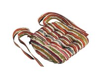 Dekoria Sedák Martin se stuhami 40x37x8cm, červeno-zelená, 40 x 37 x 8 cm, Cosy Home, 145-40