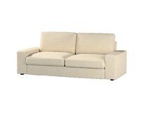 Dekoria Potah na pohovku Kivik  3-místná, rozkládací, šedobéžová, 3-místná rozkládací, Chenille, 162-26