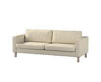 Dekoria Potah na pohovku IKEA Karlstad, 3-místná, rozkládací, ecru, Potah na Karlstad, 3-místná, rozkládací, Chenille, 162-06