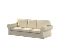 Dekoria Potah na pohovku IKEA  Ektorp 3-místná, nerozkládací, ecru, pohovka Ektorp 3-místná, nerozkládací, Chenille, 162-06