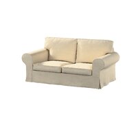 Dekoria Potah na pohovku IKEA  Ektorp 2-místná, nerozkládací, šedobéžová, pohovka Ektorp 2-místná, Chenille, 162-26