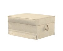 Dekoria Potah na podnožku Ektorp Bromma, šedobéžová, podnožka Ektorp Bromma, Chenille, 162-26