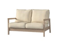 Dekoria Potah na pohovku IKEA  Lillberg 2-místná nerozkládací, šedobéžová, pohovka Lillberg 2-místná, Chenille, 162-26