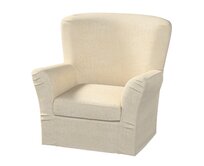 Dekoria Potah na křeslo Tomelilla vysoké provedení, se záložkami, šedobéžová, kØeslo Tomelilla, Chenille, 162-26