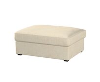 Dekoria Potah na podnožku Kivik, šedobéžová, Podnožka Kivik, Chenille, 162-26