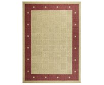 Oriental Weavers koberce Kusový koberec SISALO/DAWN 879/O44P (J84 Red) - 200x285 cm Béžová, Velké (190x270 cm a větší), Syntetický (umělý)