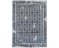 Diamond Carpets koberce Ručně vázaný kusový koberec Diamond DC-JK 7 Silver/denim - 180x275 cm Šedá, Velké (190x270 cm a větší), Přírodní