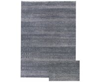 Diamond Carpets koberce Ručně vázaný kusový koberec Diamond DC-MCN Dark blue/silver - 180x275 cm Šedá, Velké (190x270 cm a větší), Přírodní