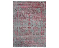 Diamond Carpets koberce Ručně vázaný kusový koberec Diamond DC-JK ROUND Silver/pink - 180x275 cm Růžová, Velké (190x270 cm a větší), Přírodní