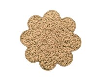 Vopi koberce Kusový koberec Color shaggy béžový kytka - 160x160 kytka cm Béžová, Střední (80x160 - 164x240), Syntetický (umělý)