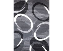 Spoltex koberce Liberec Kusový koberec Florida grey 9828 - 160x230 cm Šedá, Střední (80x160 - 164x240), Syntetický (umělý)