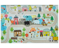 Obsession koberce Dětský kusový koberec Torino kids 231 STREET - 80x120 cm Vícebarevná, Střední (80x160 - 164x240), Syntetický (umělý)