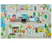 Obsession koberce Dětský kusový koberec Torino kids 231 STREET - 120x170 cm Vícebarevná, Střední (80x160 - 164x240), Syntetický (umělý)