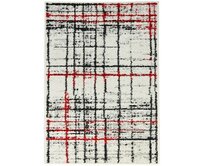 Oriental Weavers koberce Kusový koberec Lotto 406 FM6 W - 67x120 cm Červená, Velké (190x270 cm a větší), Syntetický (umělý)