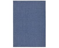NORTHRUGS - Hanse Home koberce Kusový koberec Twin-Wendeteppiche 103100 blue cream – na ven i na doma - 80x150 cm Modrá, Střední (80x160 - 164x240), Syntetický (umělý)