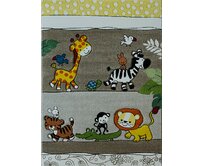 Berfin Dywany Dětský kusový koberec Smart Kids 22310 Beige - 160x230 cm Vícebarevná, Střední (80x160 - 164x240), Syntetický (umělý)