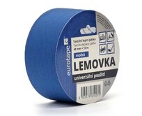 Lemovací páska - modrá - Balení: Šířka 5 cm, návin 10 metrů Modrá, Tak akorát