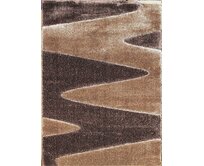 Berfin Dywany Kusový koberec Seher 3D 2652 Brown Beige - 120x180 cm Hnědá, Střední (80x160 - 164x240), Syntetický (umělý)