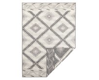 NORTHRUGS - Hanse Home koberce Kusový koberec Twin Supreme 103428 Malibu grey creme - 160x230 cm Šedá, Velké (190x270 cm a větší), Syntetický (umělý)