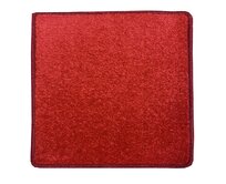 Betap koberce Kusový koberec Eton 15 červený čtverec - 400x400 cm Červená, Velké (190x270 cm a větší), Syntetický (umělý)