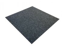 Vopi koberce Kobercový čtverec Vienna dark grey 7278 - 50x50 cm Šedá, Malé (80x150 cm a menší), Syntetický (umělý)