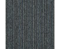 Kobercový čtverec Sonar Lines 4578 černomodrý - 50x50 cm Černá, Malé (80x150 cm a menší), Syntetický (umělý)