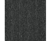Kobercový čtverec Sonar Lines 4178 černý - 50x50 cm Černá, Malé (80x150 cm a menší), Syntetický (umělý)