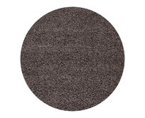 Ayyildiz koberce Kusový koberec Dream Shaggy 4000 taupe kruh - 120x120 (průměr) kruh cm Hnědá, Malé (80x150 cm a menší), Syntetický (umělý)