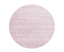 Ayyildiz koberce Kusový koberec Life Shaggy 1500 pink kruh - 80x80 (průměr) kruh cm Růžová, Střední (80x160 - 164x240), Syntetický (umělý)