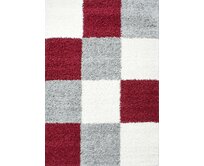Ayyildiz koberce Kusový koberec Life Shaggy 1501 red - 80x250 cm Červená, Velké (190x270 cm a větší), Syntetický (umělý)