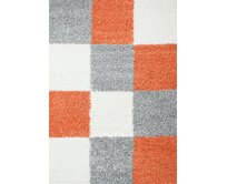 Ayyildiz koberce Kusový koberec Life Shaggy 1501 terra - 80x150 cm Oranžová, Velké (190x270 cm a větší), Syntetický (umělý)