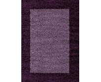 Ayyildiz koberce Kusový koberec Life Shaggy 1503 lila - 100x200 cm Fialová, Velké (190x270 cm a větší), Syntetický (umělý)