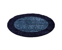 Ayyildiz koberce Kusový koberec Life Shaggy 1503 navy kruh - 200x200 (průměr) kruh cm Modrá, Střední (80x160 - 164x240), Syntetický (umělý)
