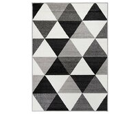 Oriental Weavers koberce Kusový koberec Lotto 665 HR5 E - 160x235 cm Černobílá, Velké (190x270 cm a větší), Syntetický (umělý)
