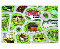Protiskluzový kusový koberec Silnice - 110x160 cm Vícebarevná, Střední (80x160 - 164x240), Syntetický (umělý)