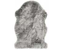 Obsession koberce Kusový koberec Samba 495 Silver (tvar kožešiny) - 55x85 tvar kožešiny cm Šedá, Malé (80x150 cm a menší), Syntetický (umělý)