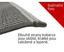 Ayyildiz koberce Kusový koberec Beta 1110 grey - 80x150 cm Šedá, Malé (80x150 cm a menší), Syntetický (umělý)