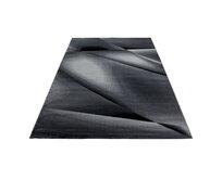 Ayyildiz koberce Kusový koberec Miami 6590 black - 80x300 cm Šedá, Velké (190x270 cm a větší), Syntetický (umělý)