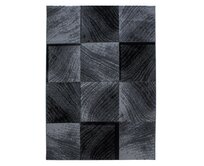 Ayyildiz koberce Kusový koberec Plus 8003 black - 80x150 cm Šedá, Malé (80x150 cm a menší), Syntetický (umělý)