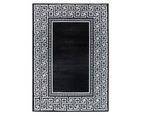 Ayyildiz koberce Kusový koberec Parma 9340 black - 80x150 cm Černobílá, Velké (190x270 cm a větší), Syntetický (umělý)