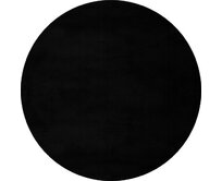 Obsession koberce Kusový koberec Cha Cha 535 black kruh - 80x80 (průměr) kruh cm Černá, Malé (80x150 cm a menší), Syntetický (umělý)