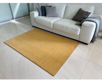 Vopi koberce Kusový koberec Eton Exklusive žlutý - 50x80 cm Žlutá, Velké (190x270 cm a větší), Syntetický (umělý)