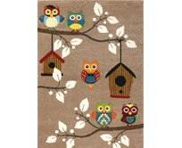 Medipa (Merinos) koberce Dětský kusový koberec Diamond Kids 24189/70 - 140x200 cm Hnědá, Střední (80x160 - 164x240), Syntetický (umělý)