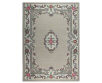 Flair Rugs koberce Ručně všívaný kusový koberec Lotus premium Fawn - 120x180 cm Béžová, Střední (80x160 - 164x240), Přírodní