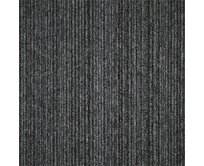 Kobercový čtverec Coral Lines 60345-50 šedo-černý - 50x50 cm Černá, Malé (80x150 cm a menší), Syntetický (umělý)