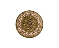 Flair Rugs koberce Kusový koberec Sincerity Royale Sherborne Green kruh - 133x133 (průměr) kruh cm Zelená, Malé (80x150 cm a menší), Syntetický (umělý)