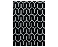 Ayyildiz koberce Kusový koberec Costa 3524 black - 140x200 cm Černobílá, Střední (80x160 - 164x240), Syntetický (umělý)