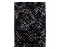 Ayyildiz koberce Kusový koberec Naxos 3812 bronze - 80x250 cm Černá, Velké (190x270 cm a větší), Syntetický (umělý)