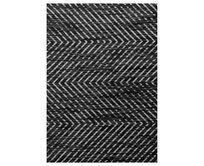 Ayyildiz koberce Kusový koberec Base 2810 black - 120x170 cm Černobílá, Střední (80x160 - 164x240), Syntetický (umělý)